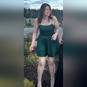 Green Homecoming Dress